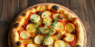 Пицца с тимьяном и картофелем: деревенский стиль на вашей тарелке