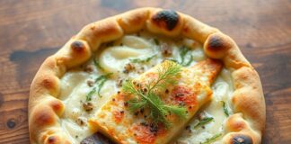 Пицца с камбалой и укропом: море на вашей тарелке