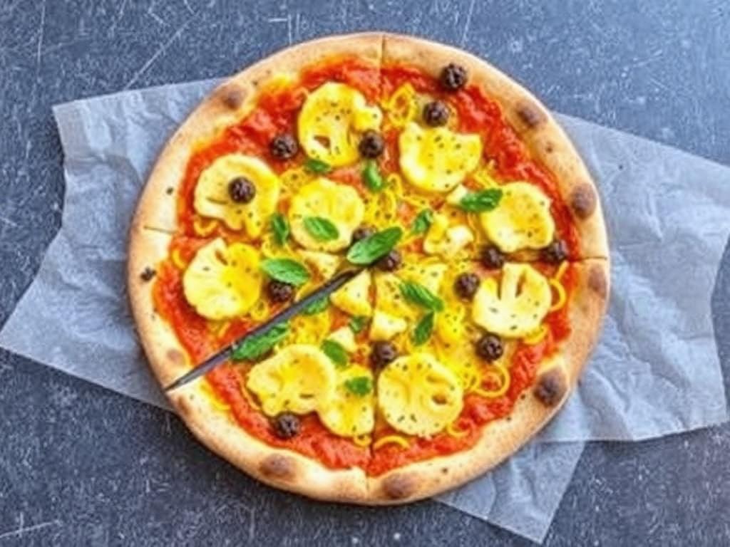 Пицца с куркумой и цветной капустой: здоровый вариант, который удивит гурманов