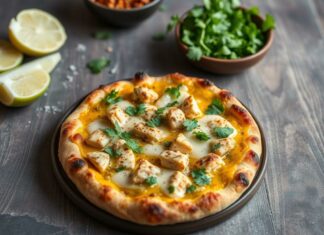 Пицца с курицей и карри: экзотический вкус на вашей кухне