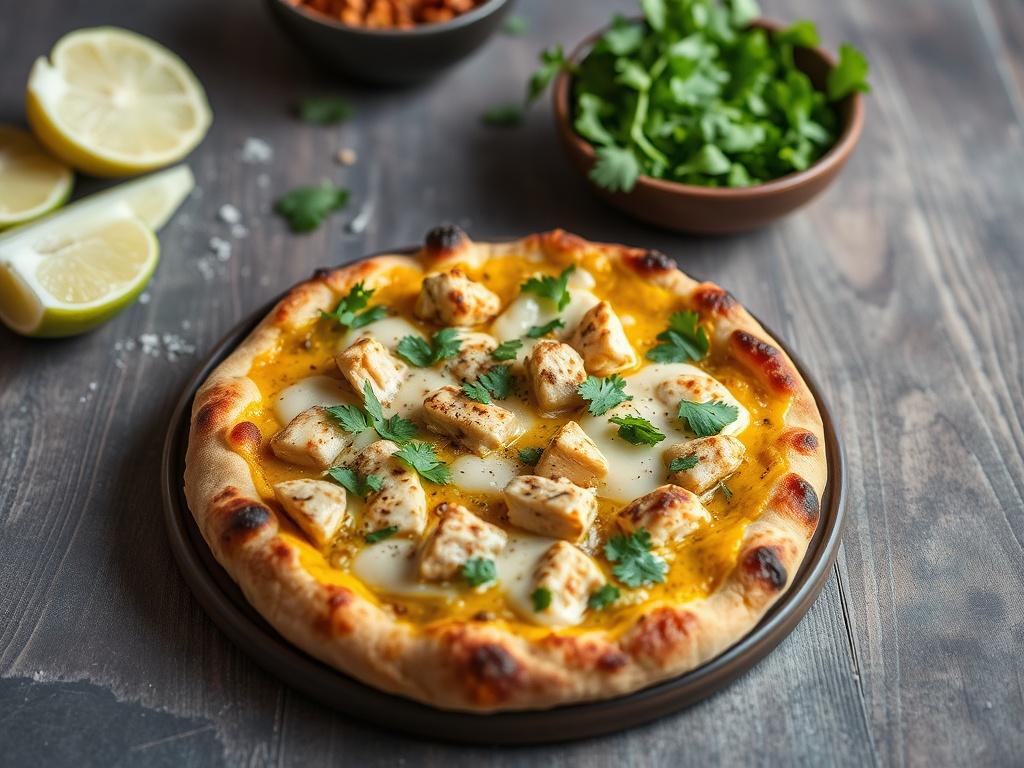 Пицца с курицей и карри: экзотический вкус на вашей кухне