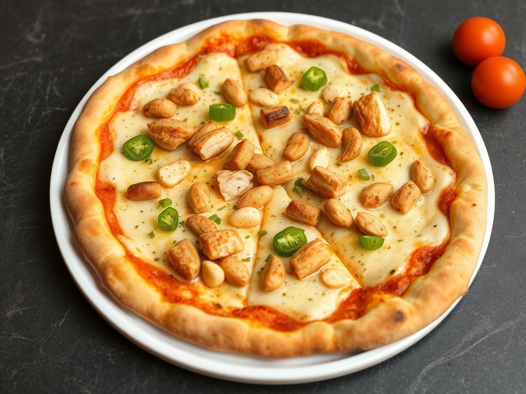 Пицца с арахисом и курицей: азиатские мотивы