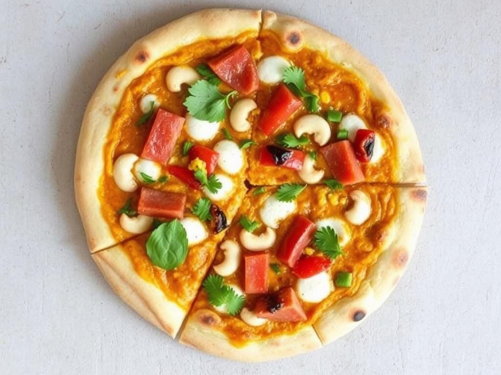 Пицца с кешью и карри: индийские мотивы на твоей тарелке