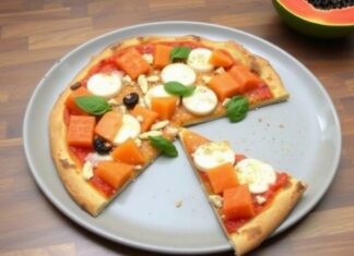 Пицца с папайей и имбирём: тропический микс