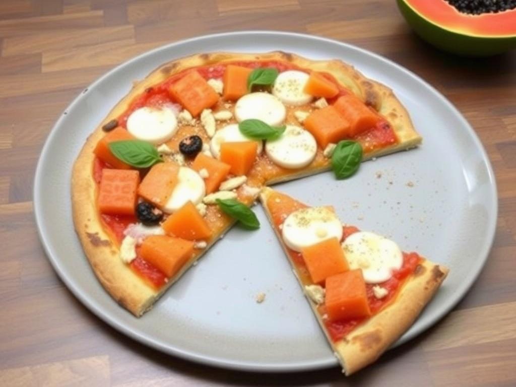 Пицца с папайей и имбирём: тропический микс