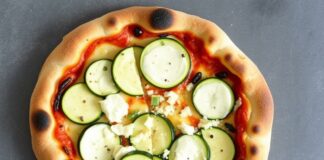 Пицца с цукини и козьим сыром: нежный лёгкий ужин, который улыбается с тарелки