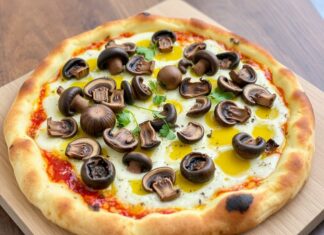 Пицца с грибами маитаке и трюфельным маслом: как создать ароматный мир под хрустящей корочкой
