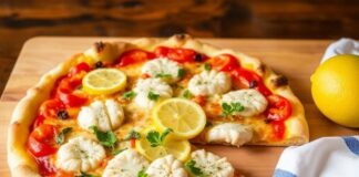 Пицца с треской и лимоном: простота и польза