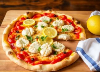 Пицца с треской и лимоном: простота и польза