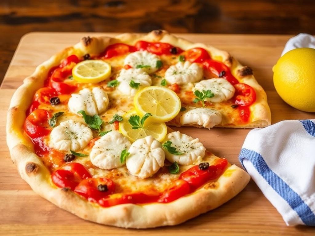 Пицца с треской и лимоном: простота и польза