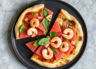 Пицца с грейпфрутом и креветками: неожиданный дуэт вкусов, который стоит попробовать