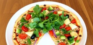 Пицца с киноа и овощами: здоровый ужин, который полюбят все