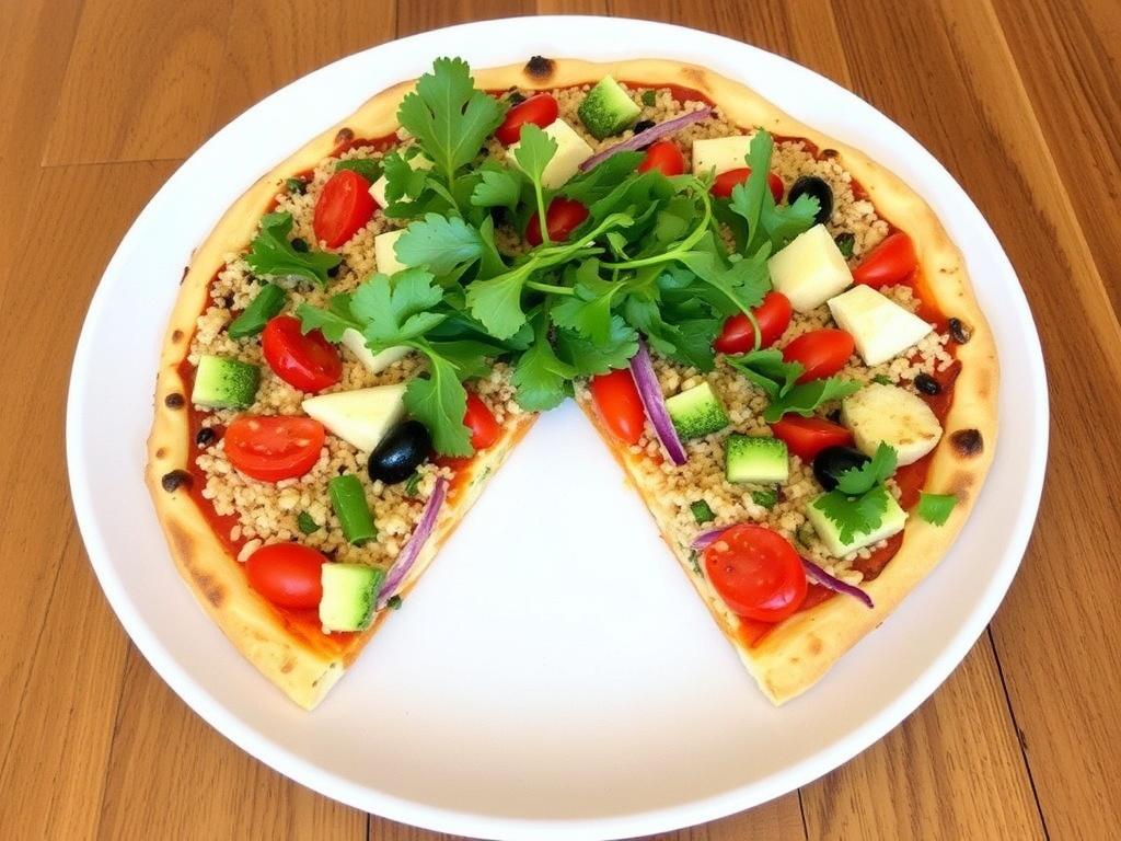Пицца с киноа и овощами: здоровый ужин, который полюбят все