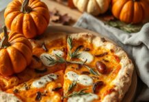 Пицца с тыквой и розмарином: осеннее настроение на тарелке Пицца с тыквой и розмарином: осеннее настроение на тарелке