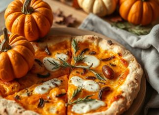 Пицца с тыквой и розмарином: осеннее настроение на тарелке