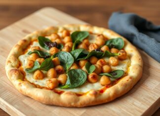 Пицца с нутом и шпинатом: простой рецепт с неожиданной глубиной вкуса