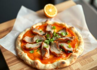 Пицца с копчёной уткой и апельсиновым соусом: хитрый дуэт вкусов для вечернего эксперимента