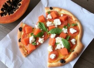 Пицца с папайей и фетой: сладкий и солёный микс, который ломает стереотипы вкусов