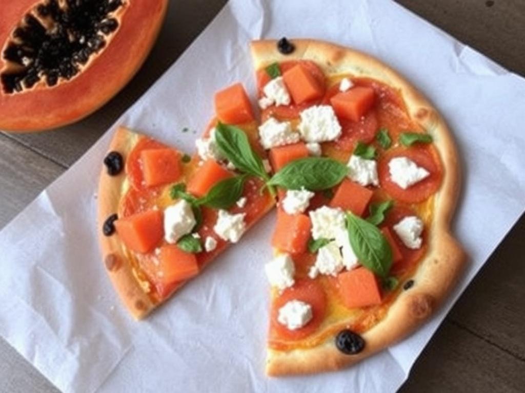 Пицца с папайей и фетой: сладкий и солёный микс, который ломает стереотипы вкусов
