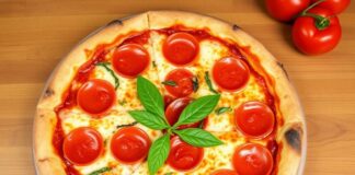Пикантная симфония: пицца с пепперони и острым соусом для любителей пикантного