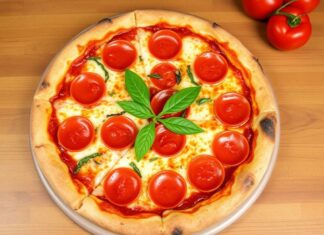 Пикантная симфония: пицца с пепперони и острым соусом для любителей пикантного