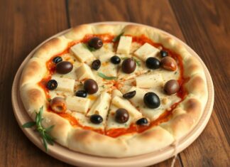 Пицца с артишоками и маслинами: средиземноморский колорит