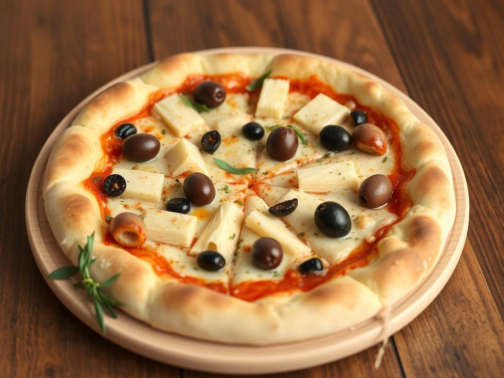 Пицца с артишоками и маслинами: средиземноморский колорит