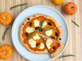 Пицца с тыквой и розмарином: осеннее настроение в каждом кусочке