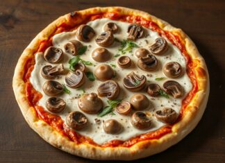 Пицца с шампиньонами и сливочным соусом: нежность вкуса