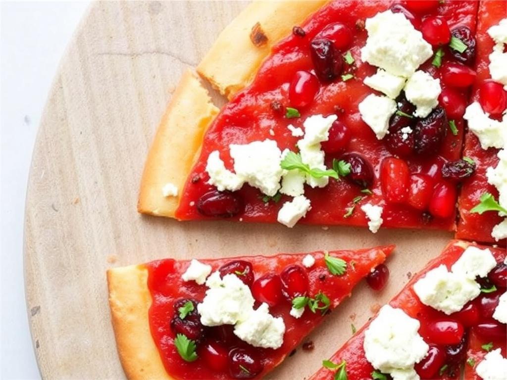 Пицца с гранатом и фетой: яркий вкус, который оживит любую вечеринку