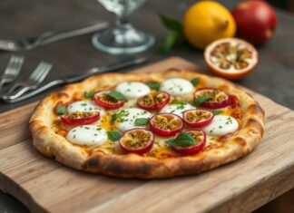 Пицца с маракуйей и козьим сыром: экзотика на столе