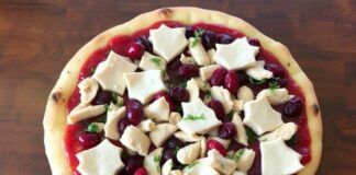 Пицца с индейкой и клюквенным соусом: праздничный вариант