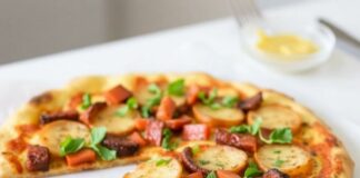 Пицца с чоризо и картофелем: сытный испанский ужин