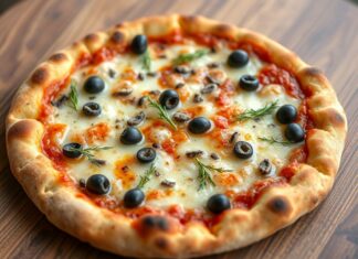 Пицца с анчоусами и оливками: средиземноморская классика для ценителей