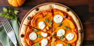 Пицца с тыквой и козьим сыром: осенний вариант для семейного ужина