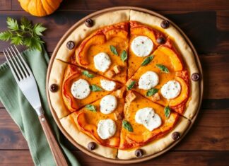 Пицца с тыквой и козьим сыром: осенний вариант для семейного ужина