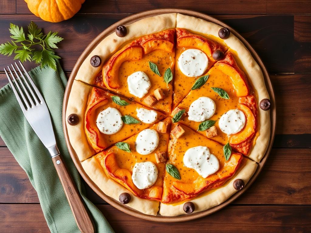 Пицца с тыквой и козьим сыром: осенний вариант для семейного ужина