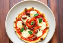 Пицца с чоризо и сладким перцем: испанский вкус Пицца с чоризо и сладким перцем: испанский вкус