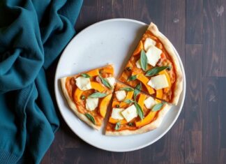 Пицца с тыквой, пармезаном и шалфеем: осенний рецепт