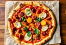 Пицца с чоризо, картофелем и паприкой: испанский колорит Пицца с чоризо, картофелем и паприкой: испанский колорит