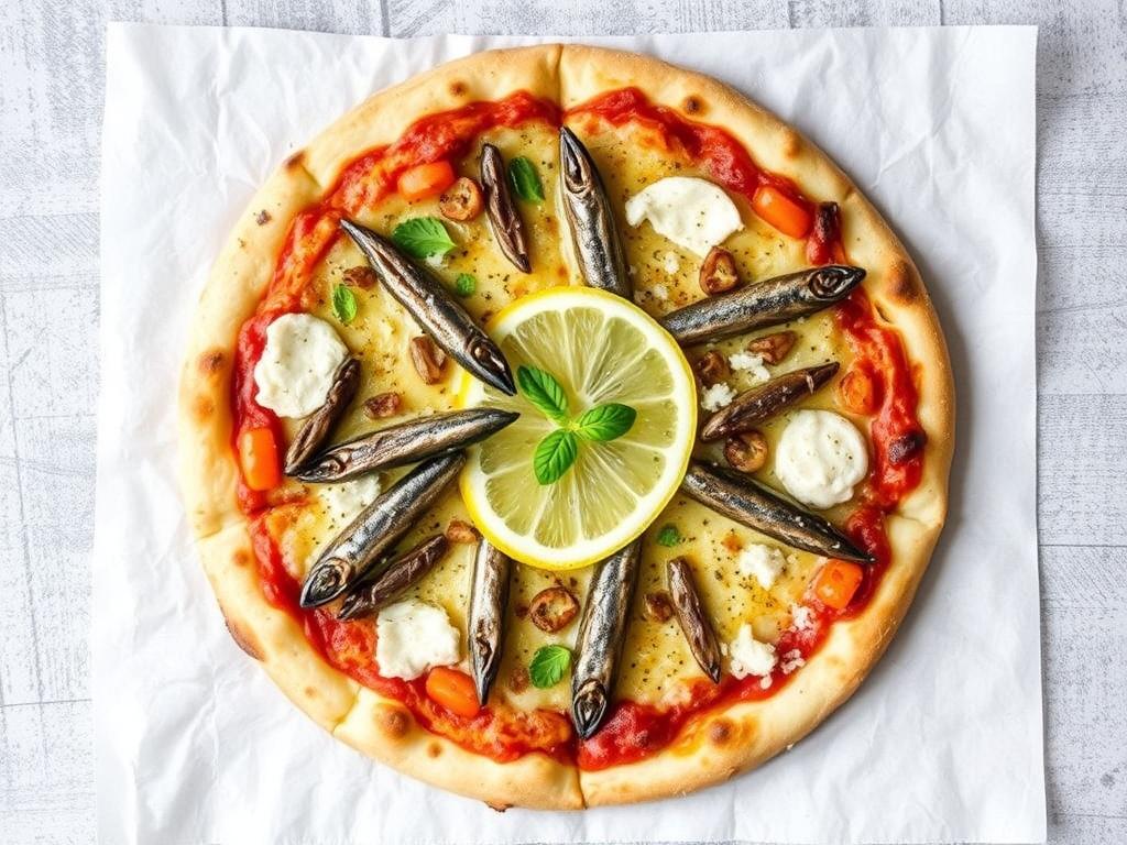 Пицца с сардинами и лимоном: рыбный вариант, который удивит вкусом