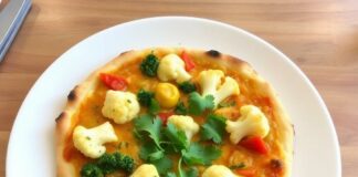 Пицца с цветной капустой и карри: вегетарианский вариант, который поражает своим ароматом