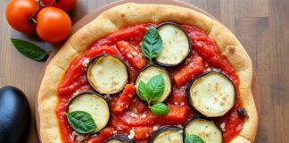 Пицца с баклажанами и томатным соусом: летний выбор, который радует голод и настроение