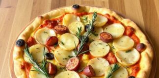 Пицца с картофелем и розмарином: сытное блюдо, которое удивит гостей