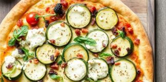 Пицца с цукини и рикоттой: лёгкий летний ужин