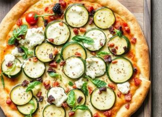 Пицца с цукини и рикоттой: лёгкий летний ужин