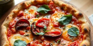 Пицца с запечённым перцем и соусом ромеско: как каталонские ноты встретились с твоей кухней