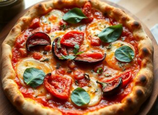 Пицца с запечённым перцем и соусом ромеско: как каталонские ноты встретились с твоей кухней