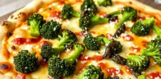 Пицца с брокколини и пармезаном: яркий вкус на пару минут дольше обычного ужина