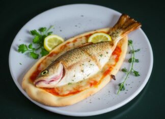 Пицца с судаком и лимоном: море в каждом кусочке